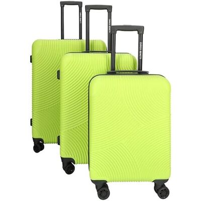 ENRICO BENETTI 032 Limegroen, 032 Limegroen, Central Hardside Expandable Luggage with Spinner Wheels ENRICO BENETTI 032 Limegroen, 032 Limegroen, Central Hardside Expandable Luggage with Spinner Wheels