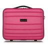 WITTCHEN Necessaire da viaggio Valigia da viaggio Bagaglio a mano Valigia cabina Valigia in ABS Serratura a combinazione Globe Linea Beauty case Rosa