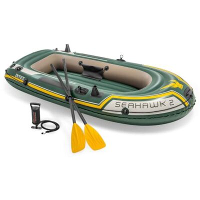 Intex 68347NP Canotto Gonfiabile Seahawk 2, 2 posti, con Accessori, PVC, Multicolore, 236x114x41 cm Intex 68347NP Canotto Gonfiabile Seahawk 2, 2 posti, con Accessori, PVC, Multicolore, 236x114x41 cm