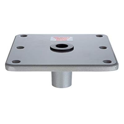 attwood SP-67749 Support per Sedile Barca in Alluminio - Verrou Lock'N-Pin, Base 7x7 pollici, 3/4 di pollice attwood SP-67749 Support per Sedile Barca in Alluminio - Verrou Lock'N-Pin, Base 7x7 pollici, 3/4 di pollice