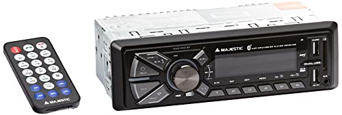 Majestic DAB-442 BT Autoradio RDS FM stereo/ DAB+ PLL, Bluetooth, Doppio USB, Ingressi SD/AUX-IN, 180W (45W x 4ch), Nero
