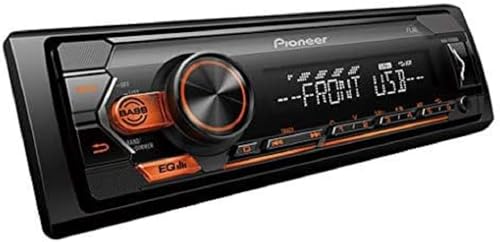 Pioneer MVH S120UBA Autoradio enkeldin Zwart/Amber