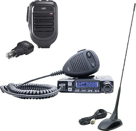 PNI Kit stazione radio CB  Escort HP 7120 ASQ con antenna CB  Extra 48 e microfono aggiuntivo Dongle con Bluetooth  Mike 65 incluso