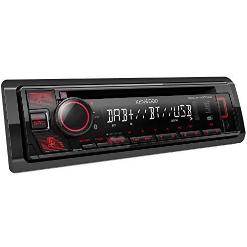 Kenwood KDC-BT450DAB, autoradio con CD, Bluetooth e DAB+ integrato