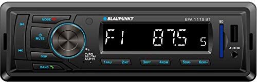 Blaupunkt BPA1119BT Autoradio 1 DIN, Bluetooth, USB, Nero