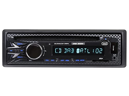 Trevi Autoradio DAB DAB+ FM CD 180W Bluetooth USB SD AUX-IN