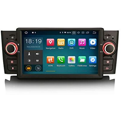erisin 7 pollici Android 12 Autoradio Lettore multimediale per FIAT Punto Linea Supporto GPS Carplay Android Auto Bluetooth A2DP Wifi 4G DAB + RDS Mirror Link TPMS SWC 4GB RAM + 64GB ROM erisin 7 pollici Android 12 Autoradio Lettore multimediale per FIAT Punto Linea Supporto GPS Carplay Android Auto Bluetooth A2DP Wifi 4G DAB + RDS Mirror Link TPMS SWC 4GB RAM + 64GB ROM
