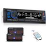 LSLYA Autoradio 1 Din, Radio Auto Stereo  4X50W con Bluetooth Vivavoce con App Control Supporta FM/ MP3/SD/AUX-IN/EQ/Display Orologio/Telecomando, Due porte USB