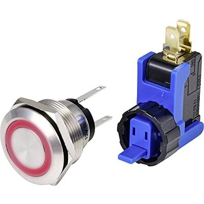 TRU Components Pulsante di pressione 250 V, 15 A, 1 pulsante on/off IP65, 1 pezzo. TRU Components Pulsante di pressione 250 V, 15 A, 1 pulsante on/off IP65, 1 pezzo.