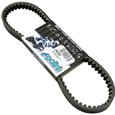 POLINI CINGHIA SCOOTER SPECIAL BELT PER MBK BOOSTER NITRO-YAMAHA BWS AEROX-APRILIA SR-MALAGUTI F12 POLINI CINGHIA SCOOTER SPECIAL BELT PER MBK BOOSTER NITRO-YAMAHA BWS AEROX-APRILIA SR-MALAGUTI F12