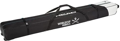 Head Rebels Borsa da sci doppia, 110 l, colore: Nero/Bianco, Nero/Bianco, Borsa da sci