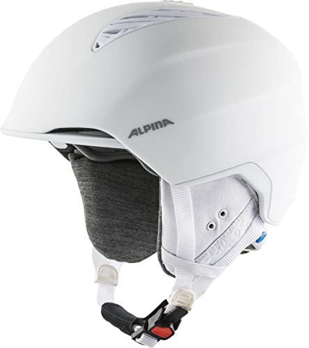 ALPINA Grand LAVALAN, Casco da Sci Unisex-Adult, White Matt, 54-57