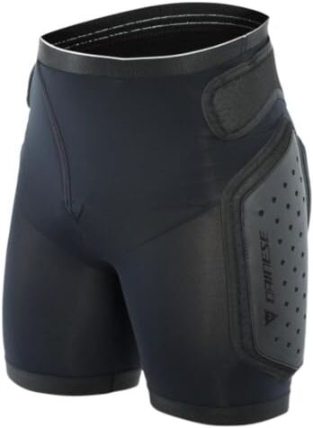 Dainese Action Shorts Evo, Protezione da Sci Unisex – Adulto, Black/White, S