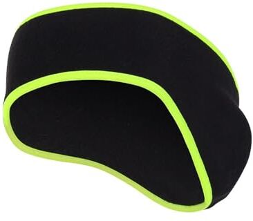 Generic 1 pz ragazze in pile copertura dell'orecchio cuffia for l'orecchio fascia invernale scaldaorecchi for uomo donna corsa sci sport all'aria aperta capelli sudore (Color : Black Green)