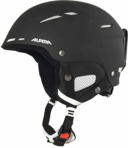 ALPINA Biom, Casco da Sci Unisex, Nero Opaco, 58-62 cm