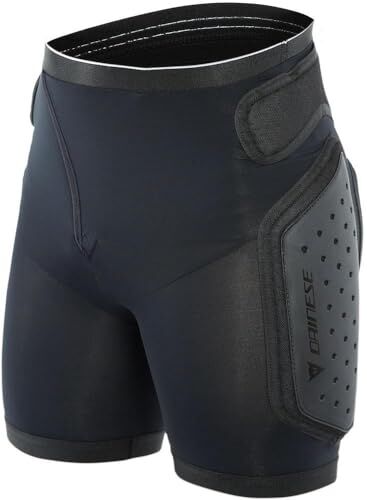 Dainese Action Shorts Evo, Protezione da Sci Unisex – Adulto, Black/White, L