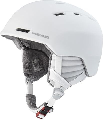 Head Valery, Casco da Sci e Snowboard Unisex Adult, Bianco, XS/S