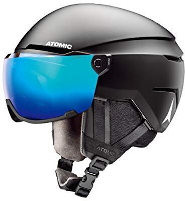 Atomic Savor Visor Stereo, Ski Helmet Unisex-Adult, Black, 59/63 cm