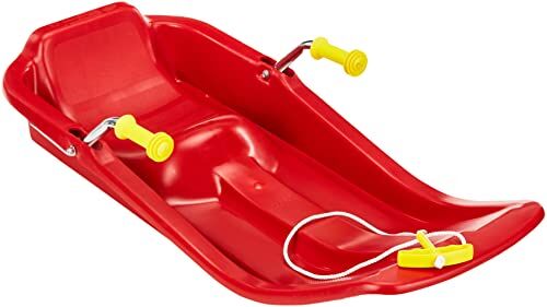 ROLLY TOYS 200276 rollyJetstar Luge (slitta per bambini, 2 freni in metallo, guscio in plastica, sedile ergonomico, da 3 anni, può sostenere fino a 100 kg).