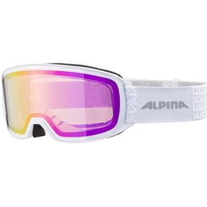 ALPINA Unisex Adulti, NAKISKA Q-LITE Occhiali da sci, white, One Size ALPINA Unisex Adulti, NAKISKA Q-LITE Occhiali da sci, white, One Size