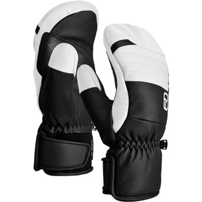 Ortovox FULL LEATHER MITTEN W, , Black Raven, S Ortovox FULL LEATHER MITTEN W, , Black Raven, S