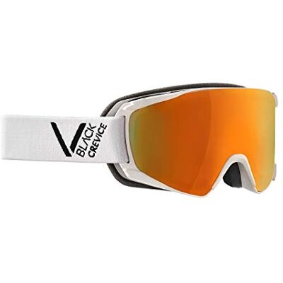 Black Crevice Occhiali da Sci – Schladming – Doppio Parabrezza, Rivestimento Anti-Appannamento, Protezione UV400 (Bianco/Nero, M (Circonferenza Testa 55-58 cm)).. Black Crevice Occhiali da Sci – Schladming – Doppio Parabrezza, Rivestimento Anti-Appannamento, Protezione UV400 (Bianco/Nero, M (Circonferenza Testa 55-58 cm))..