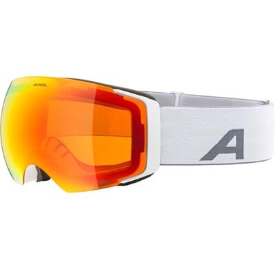 ALPINA FALERA MAG Q-LITE – maschera da sci OTG con lenti specchiate e ad alto contrasto, sistema di lenti intercambiabili e protezione UV al 100%, per adulti white matt L ALPINA FALERA MAG Q-LITE – maschera da sci OTG con lenti specchiate e ad alto contrasto, sistema di lenti intercambiabili e protezione UV al 100%, per adulti white matt L