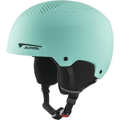 ALPINA Unisex Bambini, ZUPO Casco da sci, turquoise matt, 48-52 cm ALPINA Unisex Bambini, ZUPO Casco da sci, turquoise matt, 48-52 cm