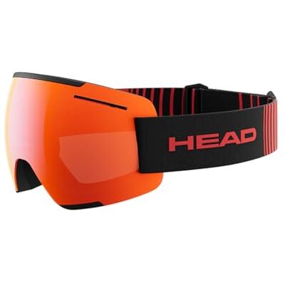 Head Unisex Adult F-LYT Occhiali da Sci e Snowboard, Taglia L, Colore: Rosso/Nero Head Unisex Adult F-LYT Occhiali da Sci e Snowboard, Taglia L, Colore: Rosso/Nero