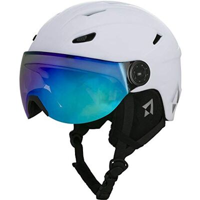 TECNOPRO Pulse HS-016 Visor Photochromic Casco da sci da uomo, taglia L, colore: Bianco TECNOPRO Pulse HS-016 Visor Photochromic Casco da sci da uomo, taglia L, colore: Bianco