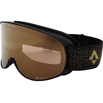 TECNOPRO Safine M Mirror Maschera da Sci da Donna, Donna, , Nero, 2 TECNOPRO Safine M Mirror Maschera da Sci da Donna, Donna, , Nero, 2