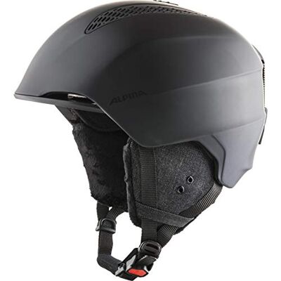 ALPINA Unisex Aadulto Casco da Sci, Black Matt, 61-64 cm ALPINA Unisex Aadulto Casco da Sci, Black Matt, 61-64 cm