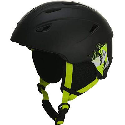 TECNOPRO Pulse JR HS-016, Caschi da Sci Unisex Bambino, Nero/Giallo, M TECNOPRO Pulse JR HS-016, Caschi da Sci Unisex Bambino, Nero/Giallo, M
