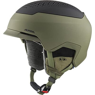 ALPINA Unisex Adulti, GEMS Casco da sci, olive-black matt, 51-55 cm ALPINA Unisex Adulti, GEMS Casco da sci, olive-black matt, 51-55 cm