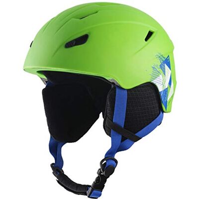 TECNOPRO 100833002005 casco sportivo protettivo Skateboard, Sci, Snowboard/Sci Nero, Verde TECNOPRO 100833002005 casco sportivo protettivo Skateboard, Sci, Snowboard/Sci Nero, Verde