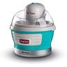 Ariete 643 Ice Cream Maker Party Time, Macchina per fare il gelato, 12W, Capacità 1,5 L, Spatola di miscelazione, Tempo preparazione 30 minuti, Coperchio per aggiunta ingredienti, Azzurro