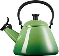 LE CREUSET Bollitore Kone, Capacità 1.6 L , 1.7 Qt, Acciaio Smaltato, Bamboo,