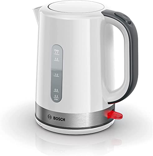 Bosch bollitore elettrico 1,7 L 2200 W Grigio, Bianco