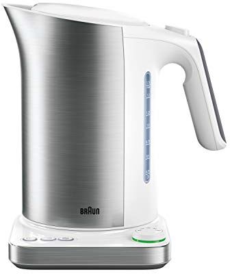 Braun WK5115WH Bollitore d'Acqua per le Tue Bevande Preferite con Cinque Regolazioni di Temperatura e Sistema di Bollitura Rapida in 35 Sec, Mantenimento in Caldo, Finestra Indicatore Livello Acqua