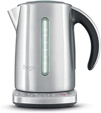 Sage The Smart Kettle Bollitore Elettrico Silenzioso E Senza Fili Ebollizione Rapida, Acciaio Inox Spazzolato