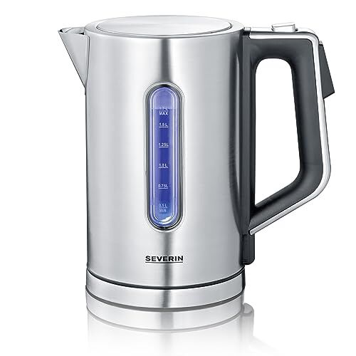 Severin WK  Bollitore per acqua XXL digitale 3000 W da 1,7 L, Teiera elettrica BPA Free con alimentazione Fast Boil, Bollitore elettrico con temperatura regolabile fino a 100°C