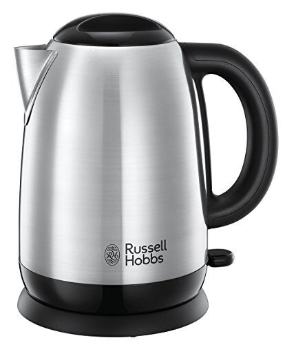 Russell Hobbs Bollitore acqua elettrico, 1.7 L, 2400 W, filtro anticalcare rimovibile e lavabile , ebollizione rapida, meno di un minuto, Acciaio Inox, Bollitore Adventure