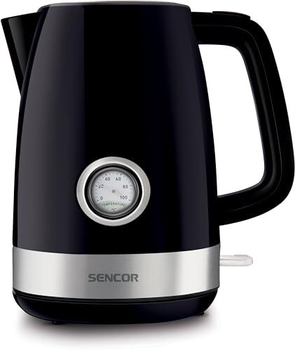 Sencor Bollitore elettrico con spia luminosa, 1,7 l, capacità 2150 W, colore: Nero