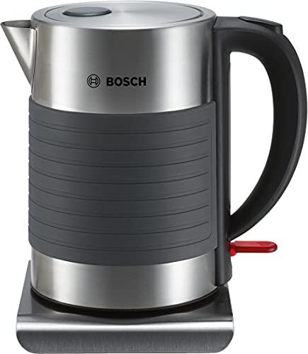 Bosch Bollitore Elettrico, 2200 W, 7 Cups, Plastic, Nero/Grigio