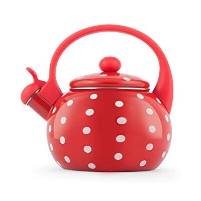 Bollitore smalto rosso/bianco H&H - Bollitore Bollitore smalto rosso/bianco H&H - Bollitore