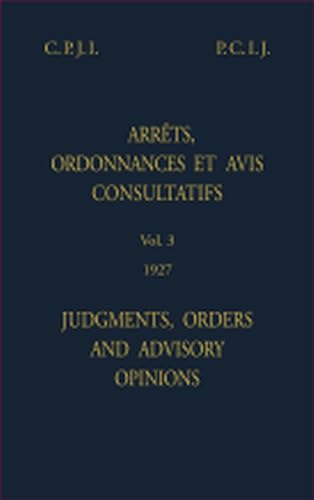 United Reports of Judgments, Advisory Opinions and Orders 2021: Vol. 3, 1927