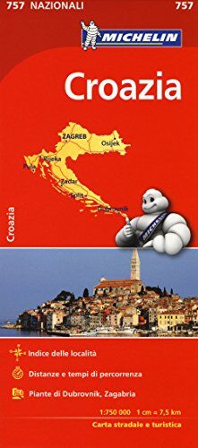 Michelin Croazia 1:750.000