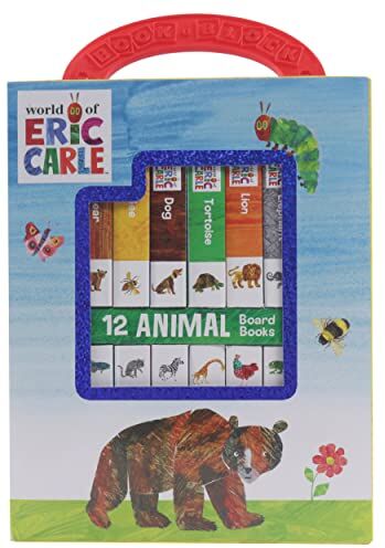 Phoenix World of Eric Carle, My First Library Animal Board Book Block 12-Book Set