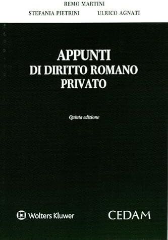 Martini Appunti di diritto romano privato