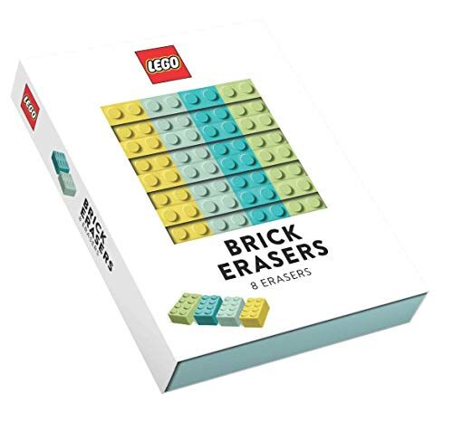 Lego Brick Erasers: 8 Erasers